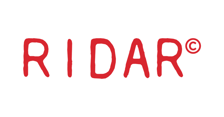 Ridar logo on white background