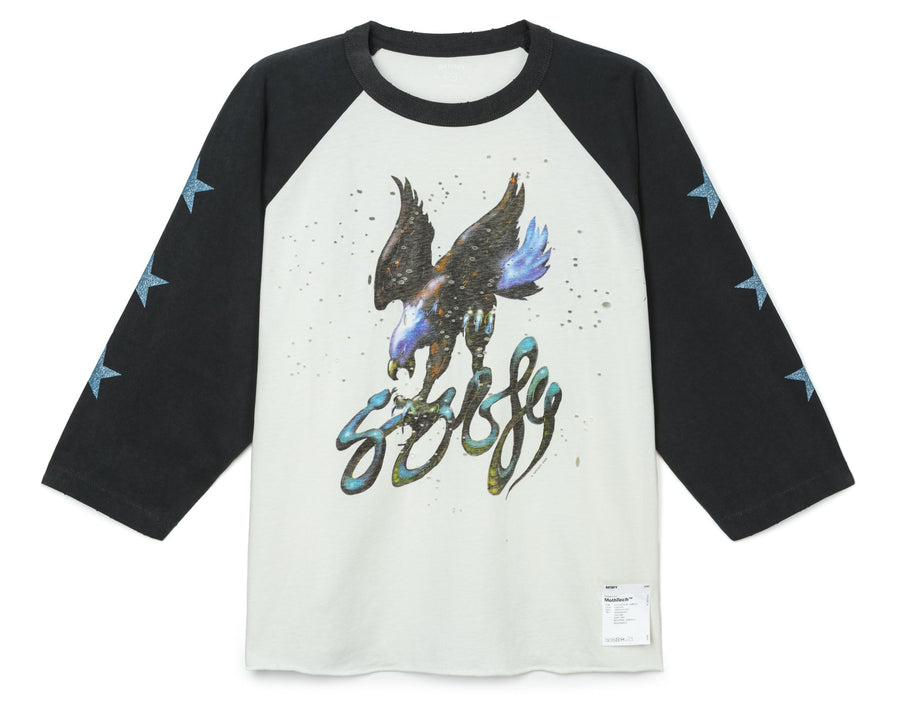 Satisfy MothTech Baseball Tee - Aged Off-White - Aged Off-White