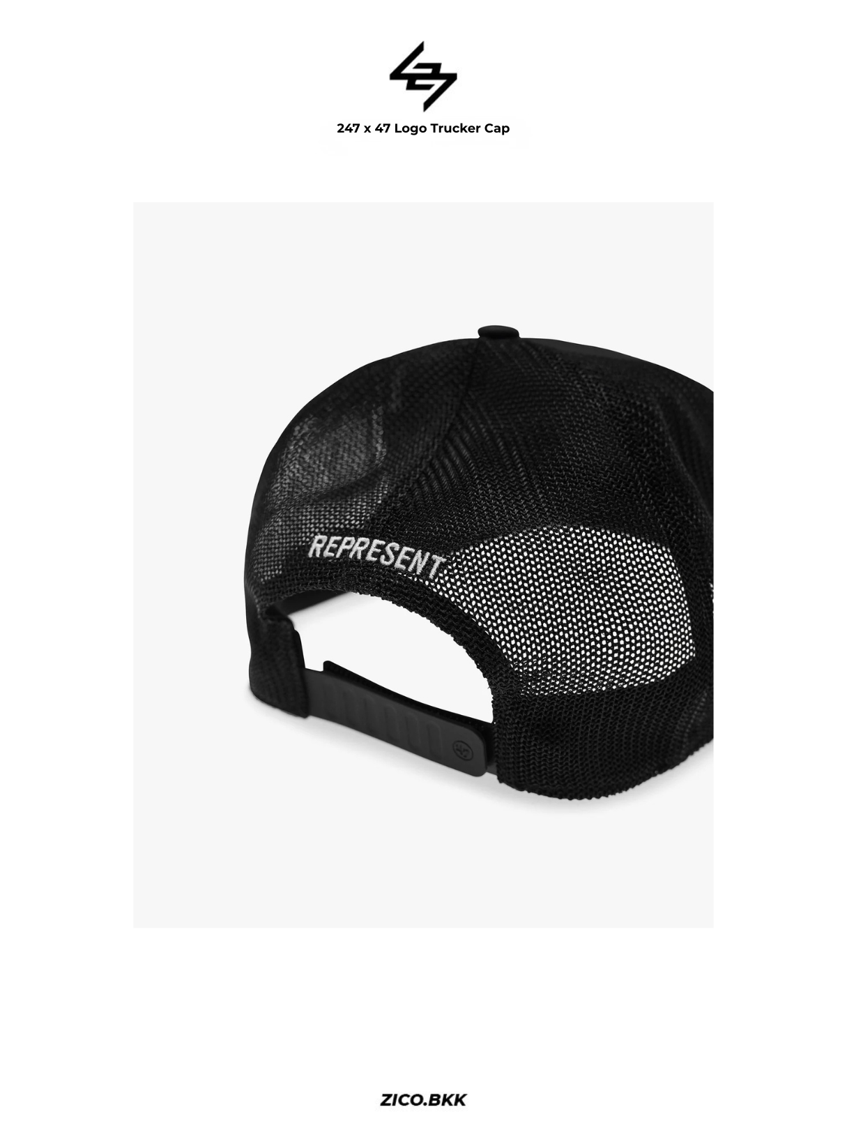 Represent 247 x 47 Logo Trucker Cap