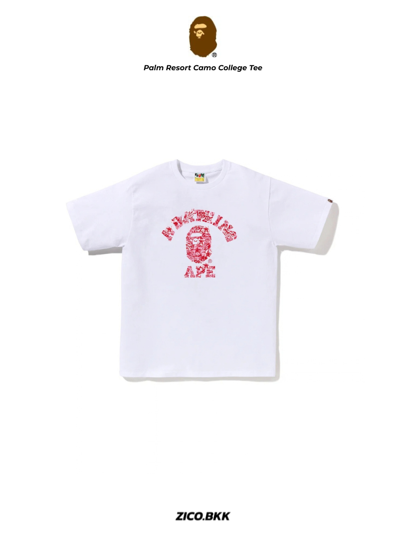 Bape Palm Resort Camo College Tee
