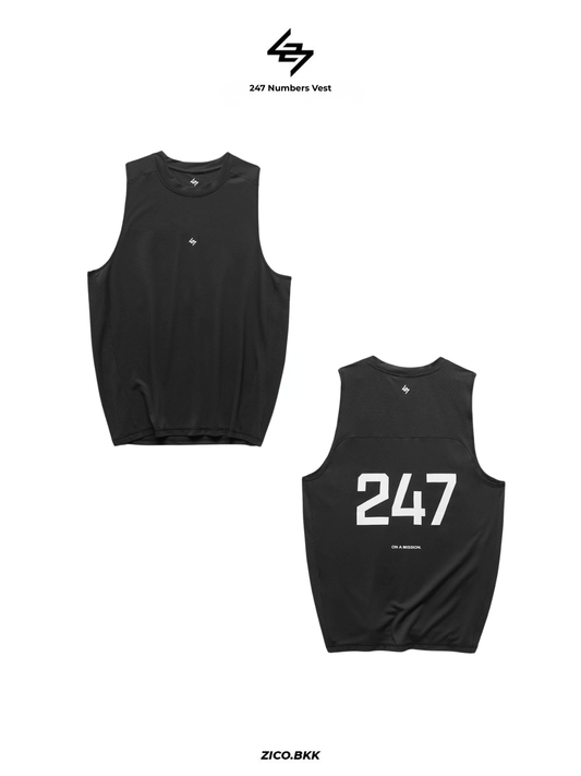 Represent 247 Numbers Vest