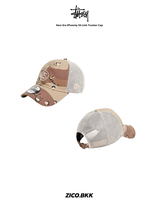 Stussy New Era 9Twenty SS Link Trucker Cap