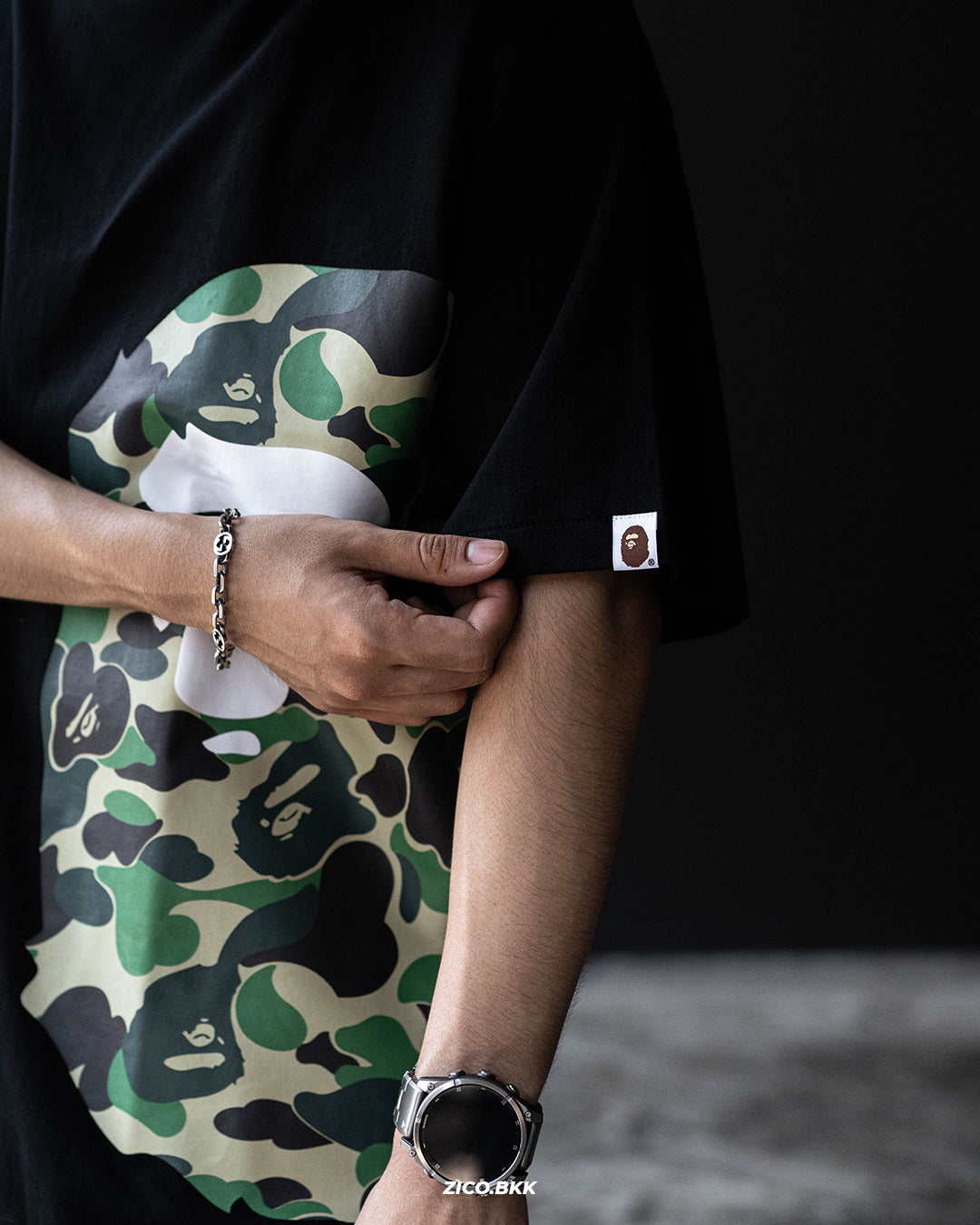 Bape ABC Camo Side Big Ape Head Tee