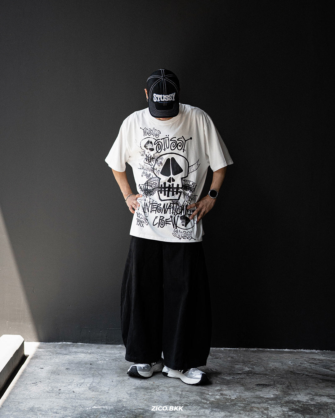 Stussy Skulls Tee Pigment Dyed