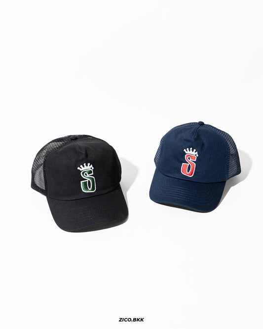 Stussy Trucker S Crown Snapback Cap