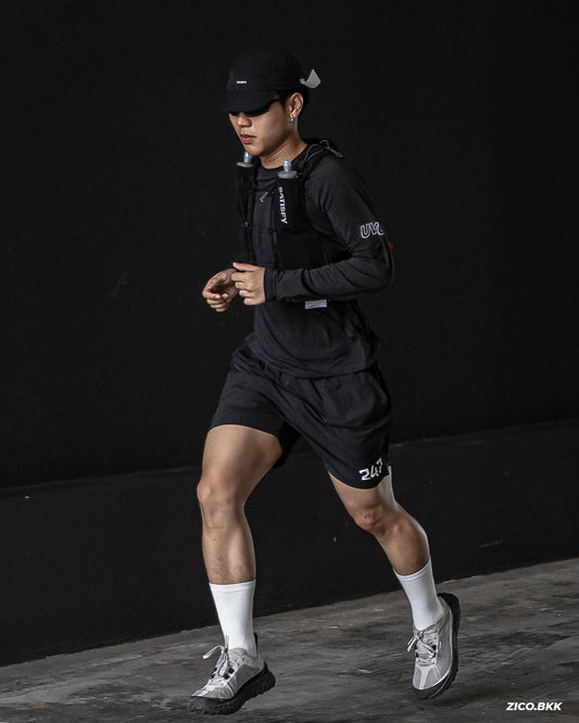 UVU L/S Running Top - Black