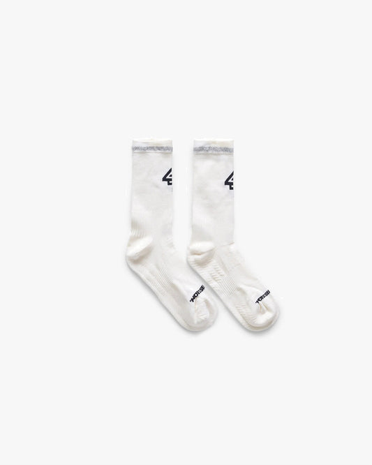 Represent 247 Reflex Run Socks Flat White official product image