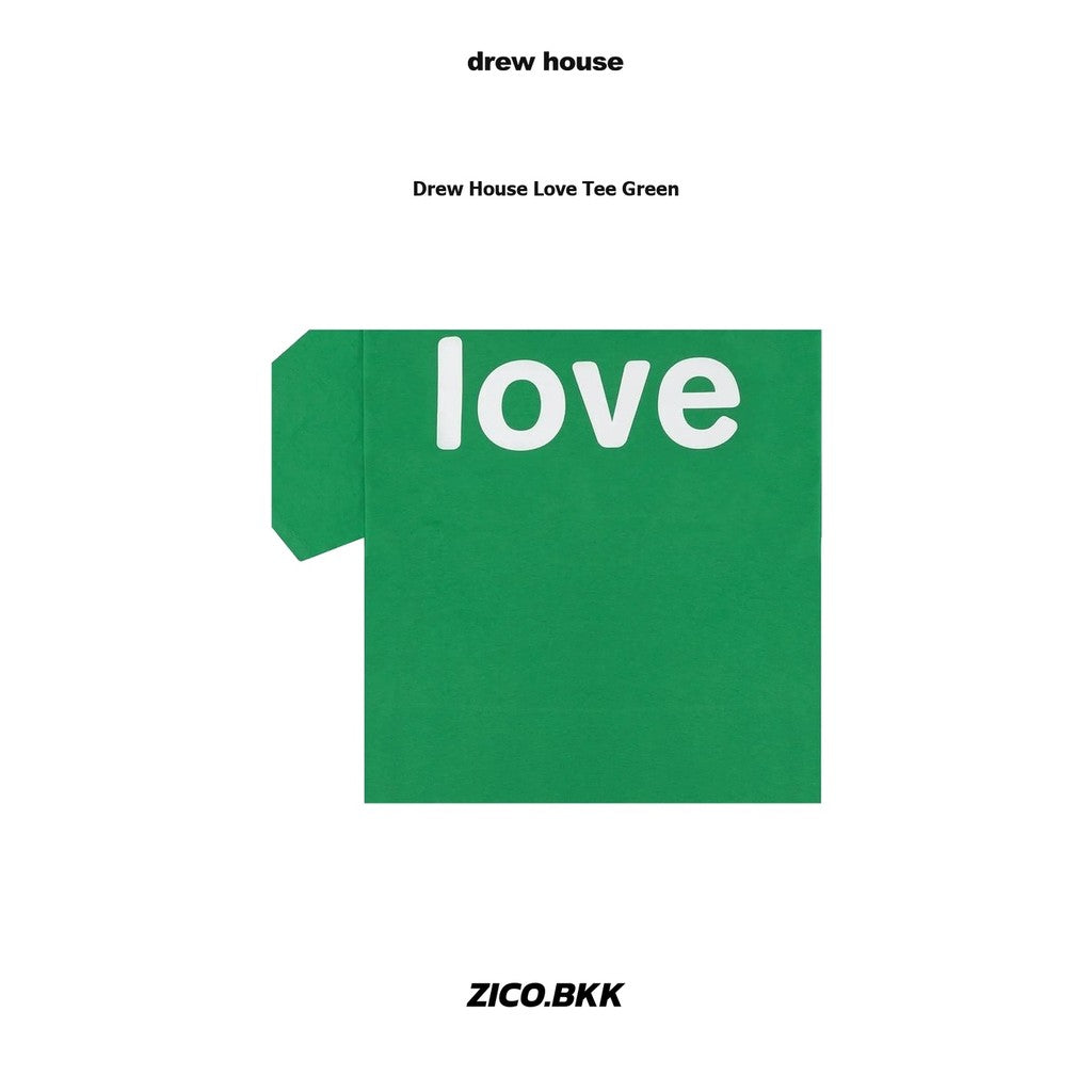 Drew House Love Tee Green – Shopee image 4