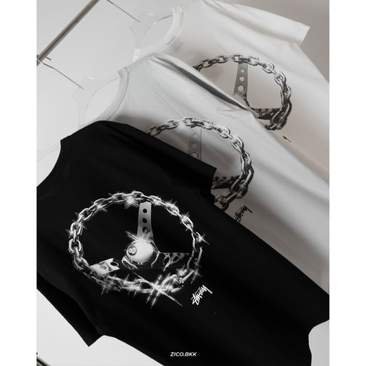 Stussy Chain Link Tee Black/White/Smoke