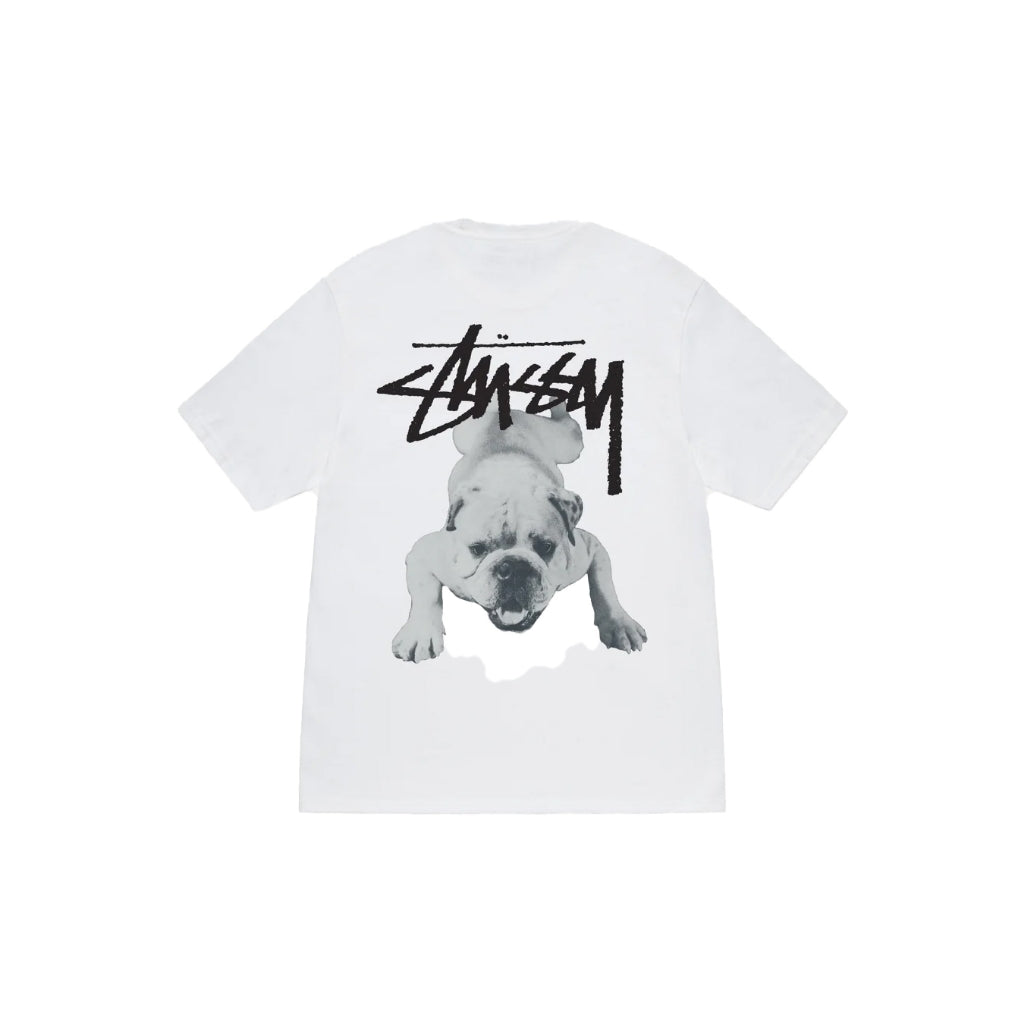 Stussy Stock Dog Tee (Black/White)