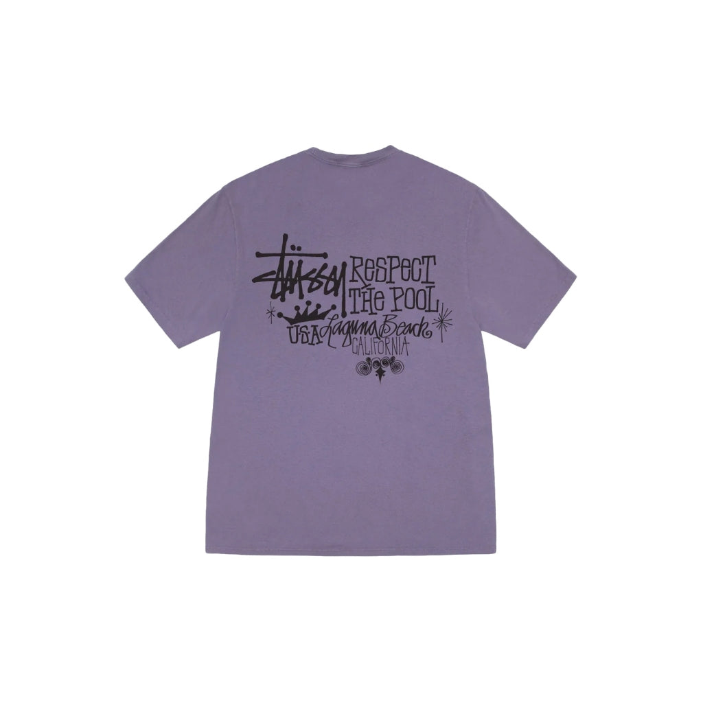 Stussy Respect The Pool Tee Pigment Dyed