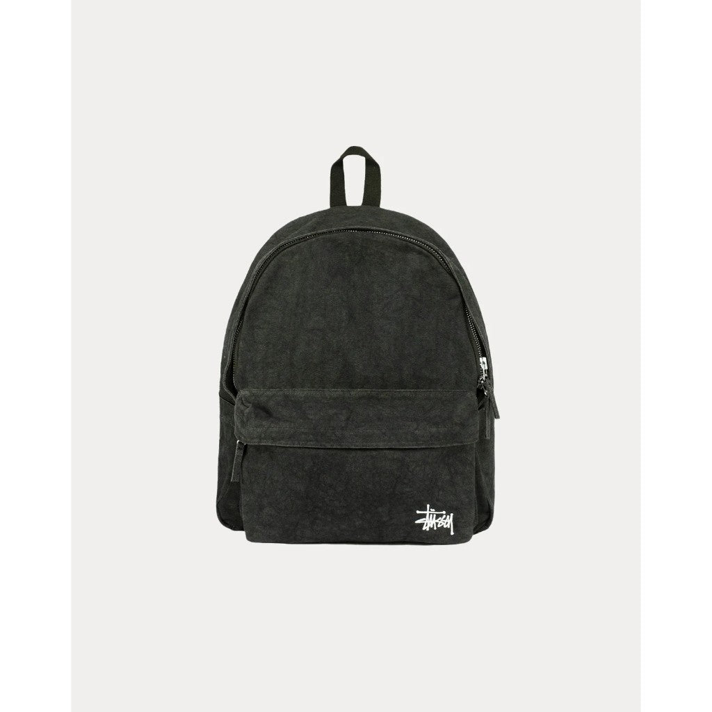 Stussy Canvas Backpack (Washed Black)