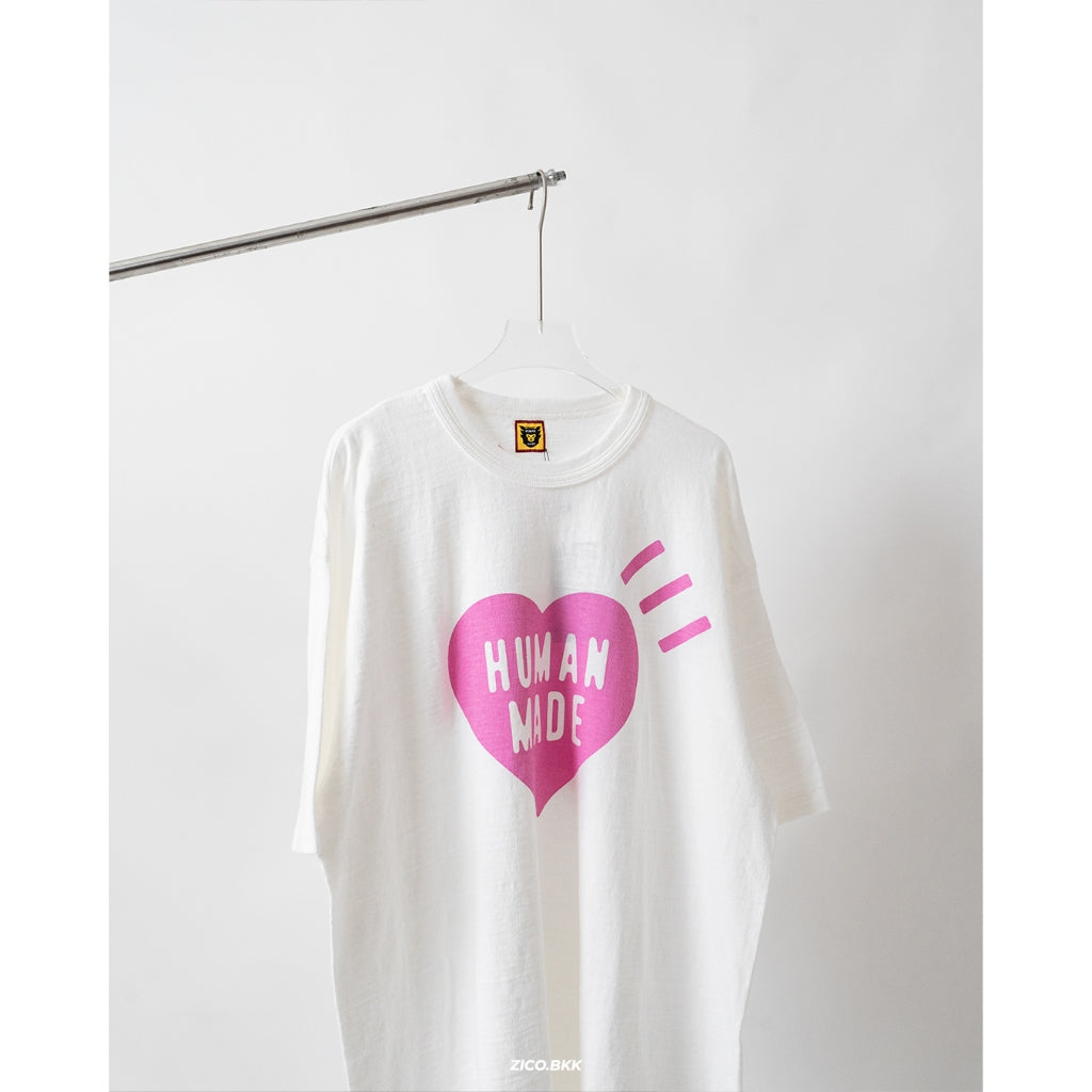 Human Made Heart Harajuku T-Shirt (Pink) - Human Made T-Shirt | ZICO.BKK