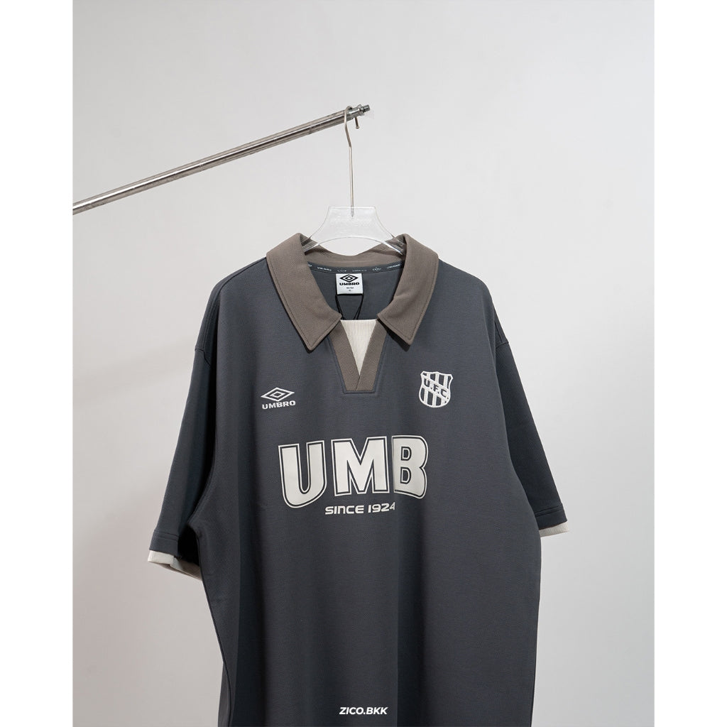 UMBR Retro Polo (Drakrock Grey/ Rain Morning/ Gravel Brown)