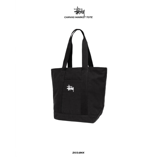 Stussy Canvas Market Tote Bag