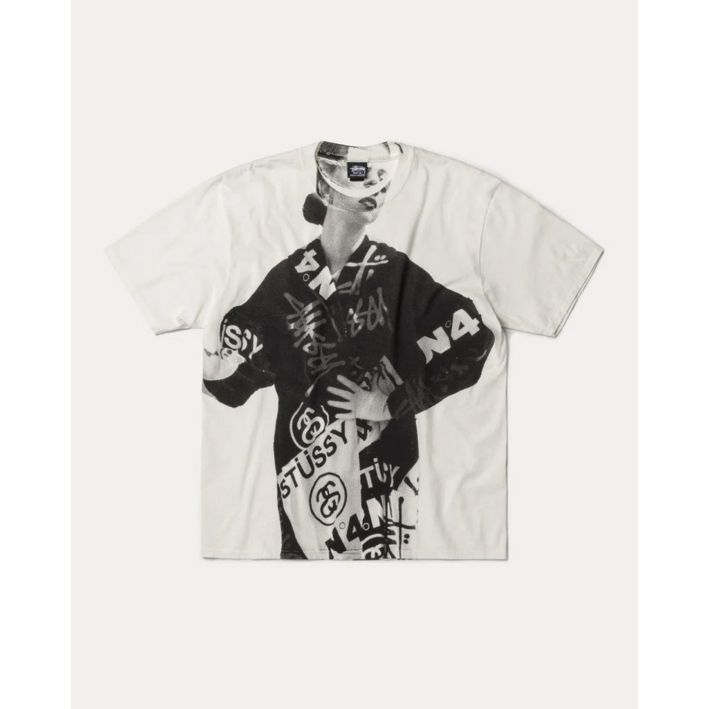 Stussy Paris Tee (Fade Black/ Natural)