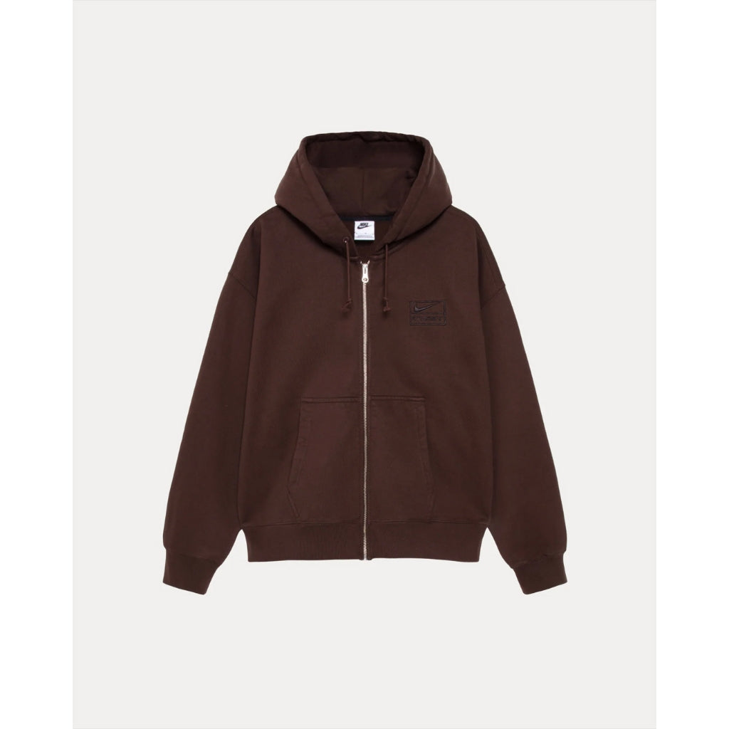 Stussy x Nike Fleece Zip-Up Hoodie (FJ9176, FJ9182)