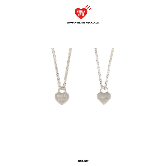Human Made Heart Silver Necklace - Human Made Necklace | ZICO.BKK
