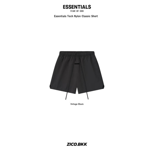 Essentials Tech Nylon Classic Short (FW25) - Essentials Fear of God Shorts | ZICO.BKK