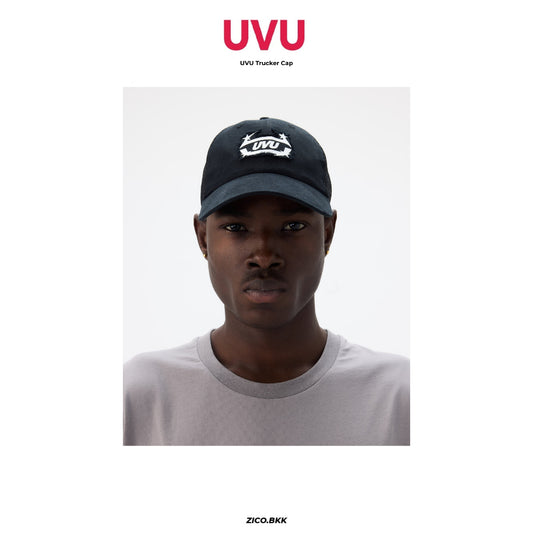 UVU Trucker Cap (Black / Olive / Red)