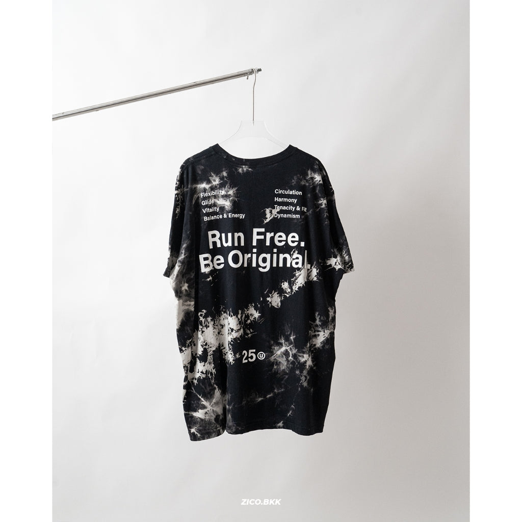 EOU Tie-dye Tee — “Run Free. Be Original.” - EOU Running T-Shirt | ZICO.BKK
