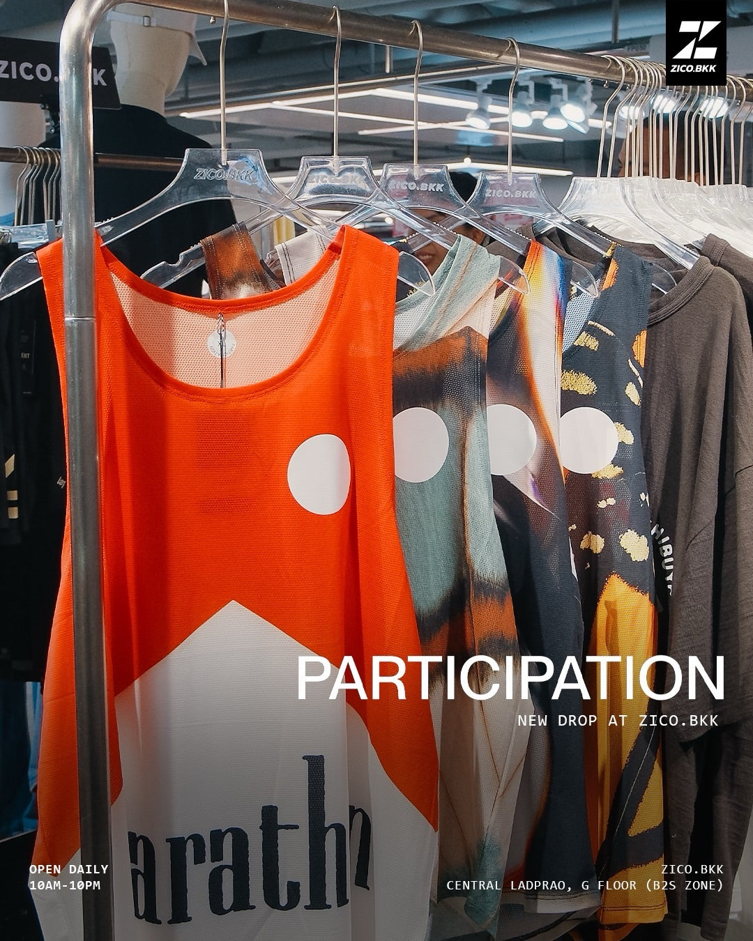 PARTICIPATION Running Singlet เข้าไทยแล้วที่ ZICO.BKK: Buying Guide 4 ลายเด่น