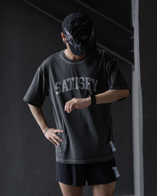 Satisfy AuraLite T-Shirt Pigment Black on body review by ZICO.BKK