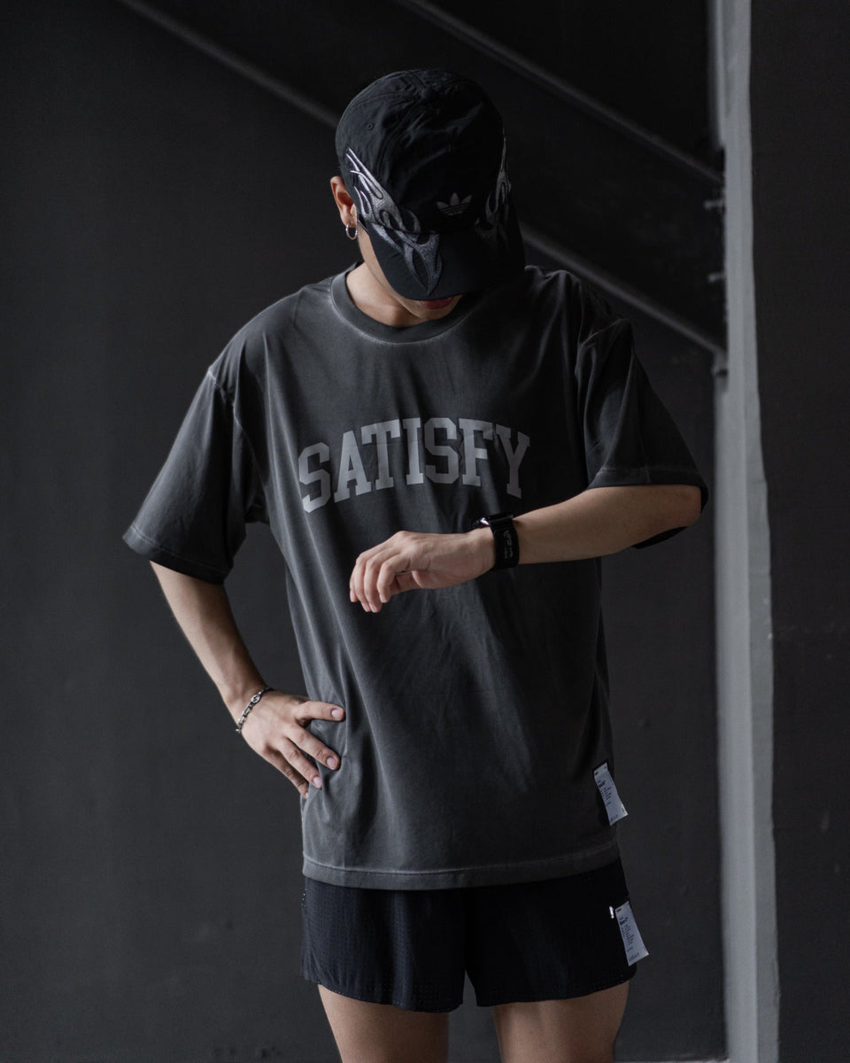 Satisfy AuraLite T-Shirt Pigment Black on body review by ZICO.BKK