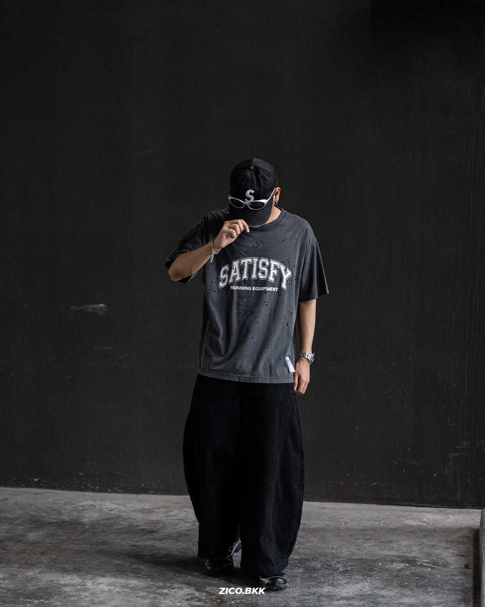 Satisfy MothTech T-Shirt Running Equipment Aged Black review by ZICO.BKK