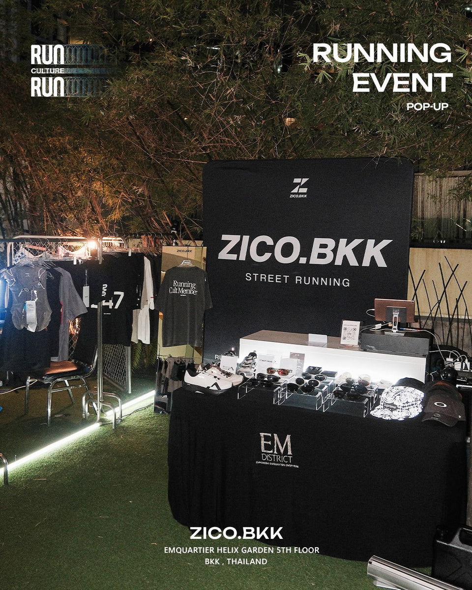 ZICO.BKK booth at RUN CULTURE RUN Running Event Pop-up EmQuartier