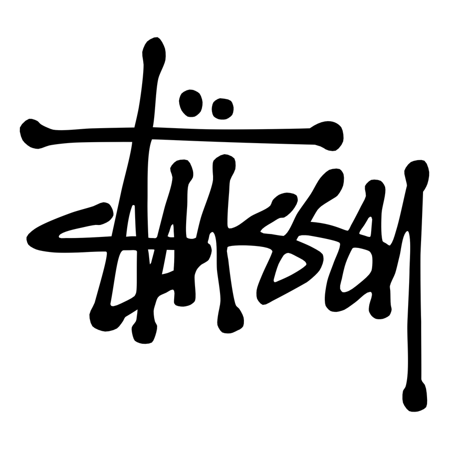 Stussy logo on white background
