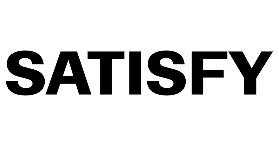 Satisfy logo on white background
