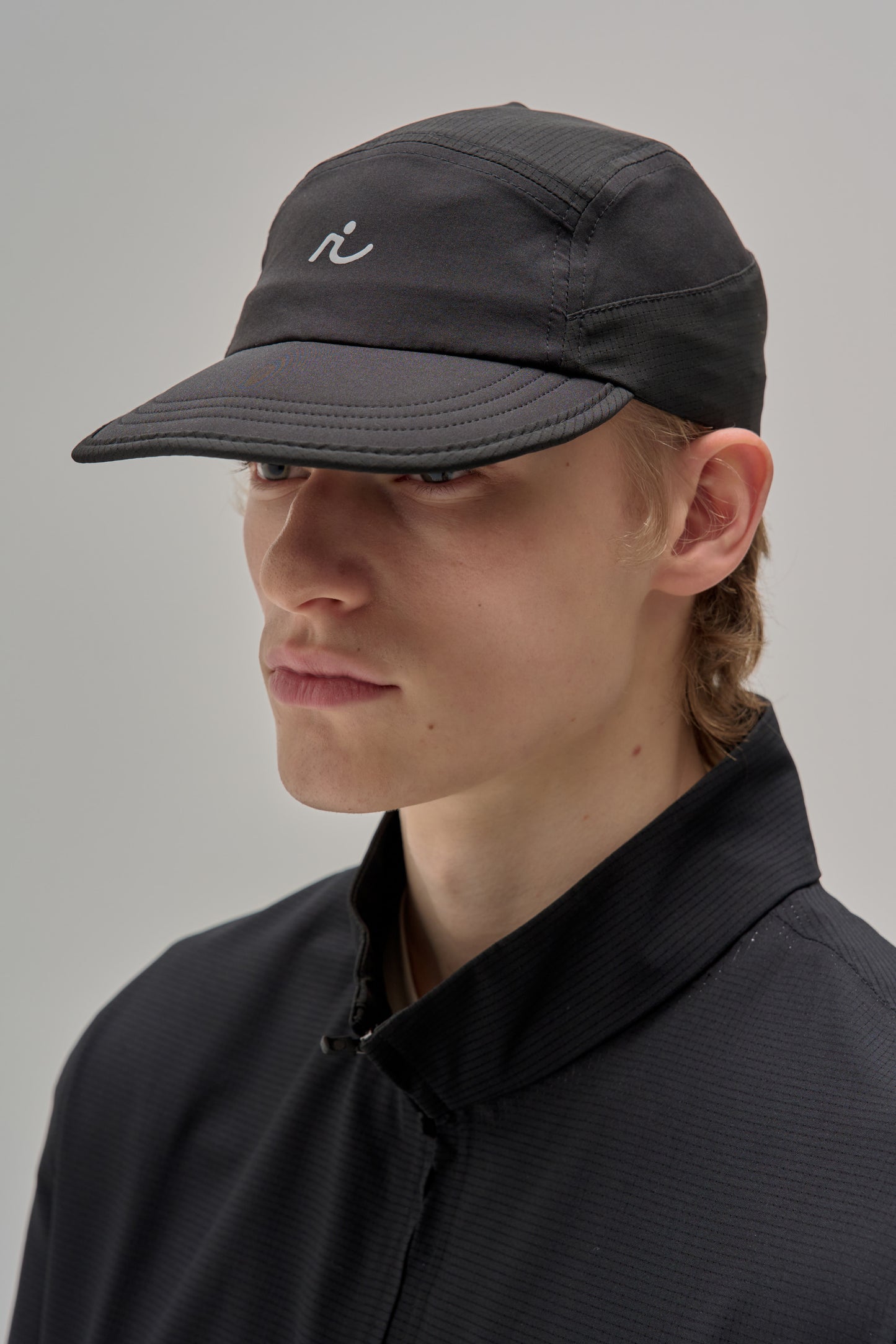 RIDAR Tech Shield Cap RA156 Black front view