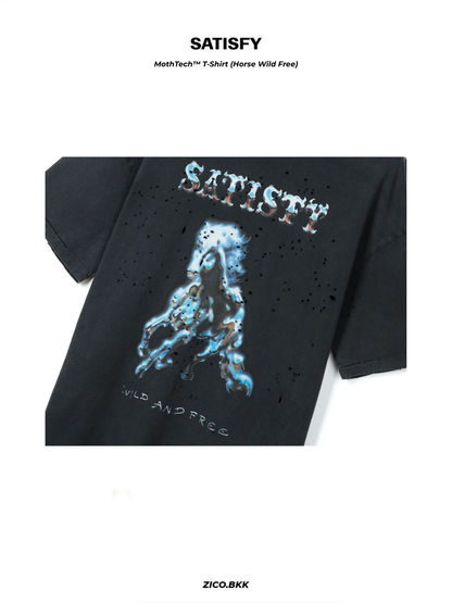 Satisfy MothTech™ T‑Shirt (Horse Wild Free)