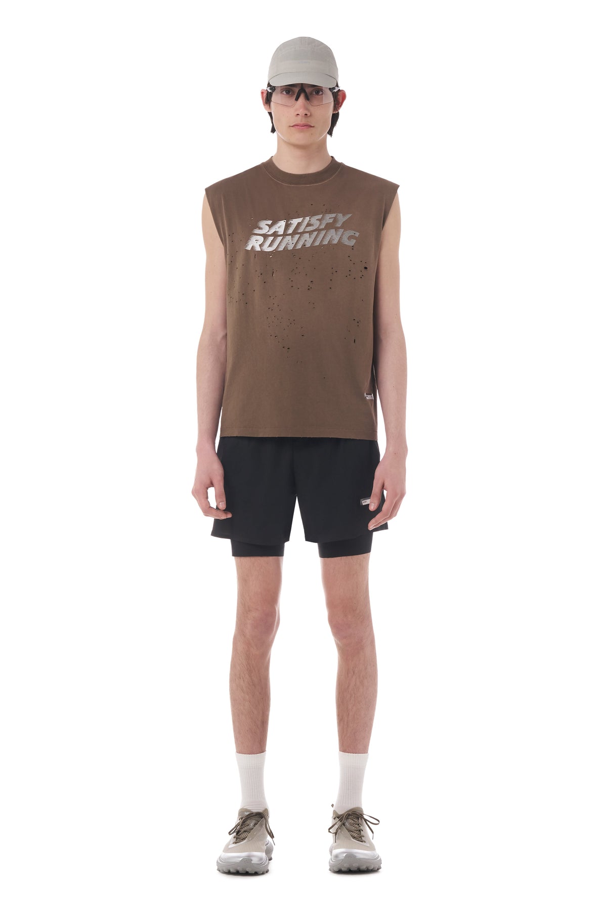 Satisfy MothTech Muscle Tee - Sun Bleached Rain Drum | Sun Bleached Rain Drum | official 8