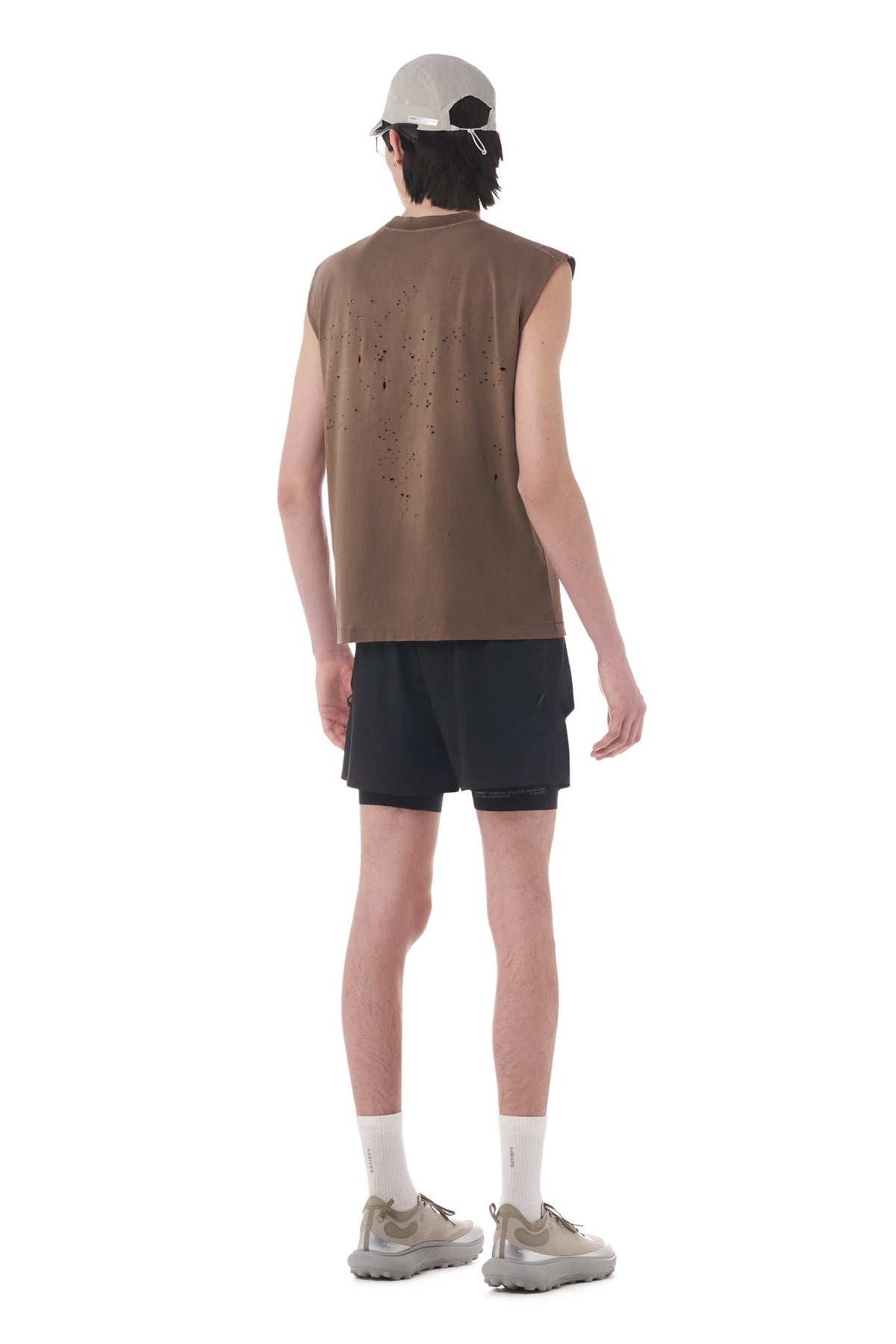 Satisfy MothTech Muscle Tee - Sun Bleached Rain Drum | Sun Bleached Rain Drum | official 9