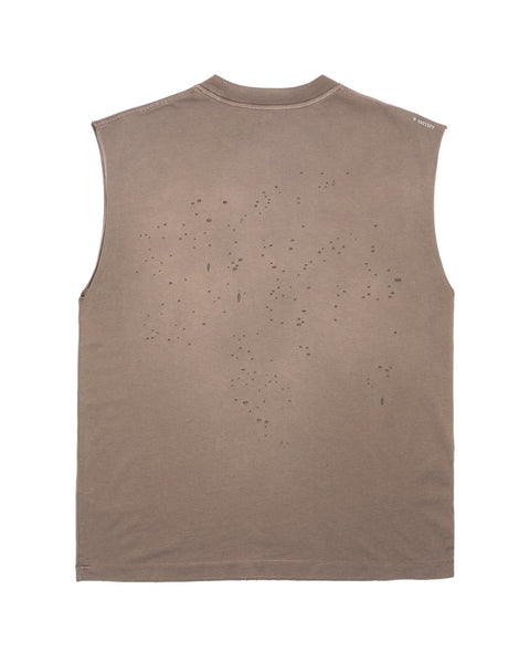 Satisfy MothTech Muscle Tee - Sun Bleached Rain Drum - Sun Bleached Rain Drum - second view