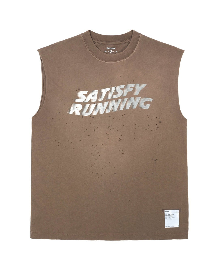 Satisfy MothTech Muscle Tee - Sun Bleached Rain Drum