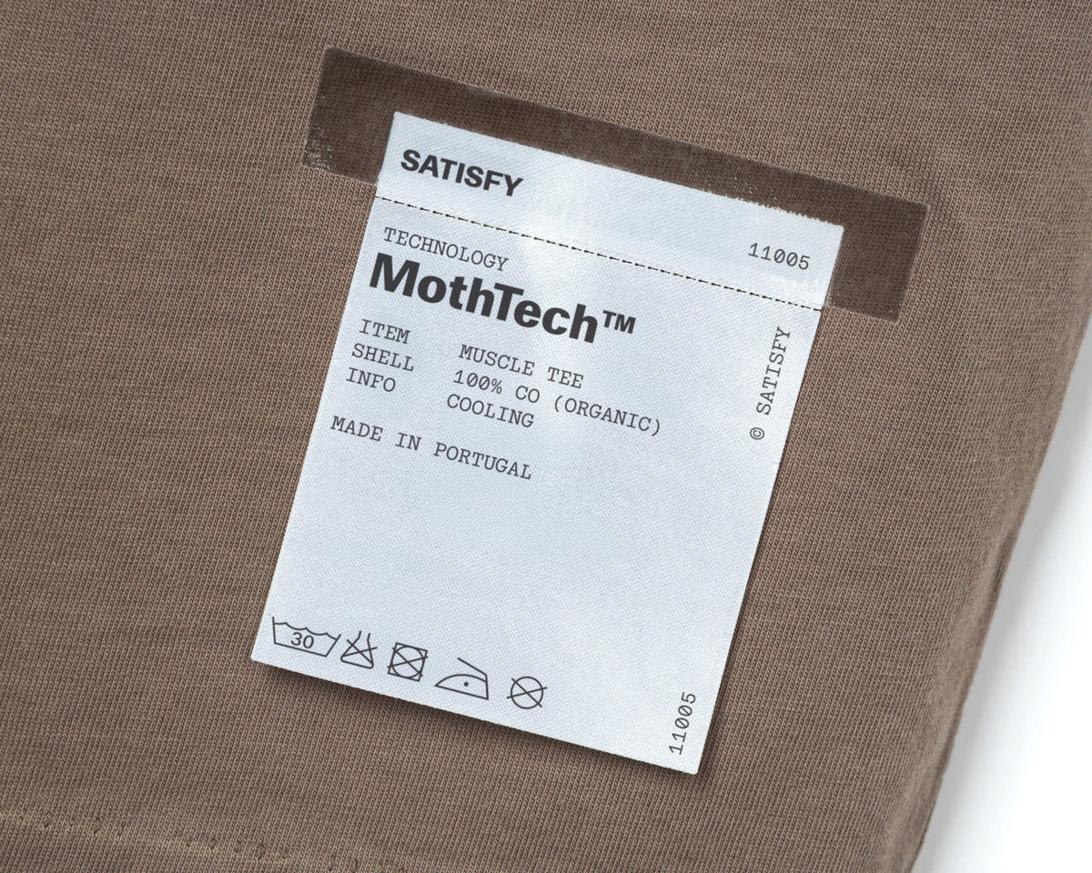 Satisfy MothTech Muscle Tee - Sun Bleached Rain Drum | Sun Bleached Rain Drum | official 7