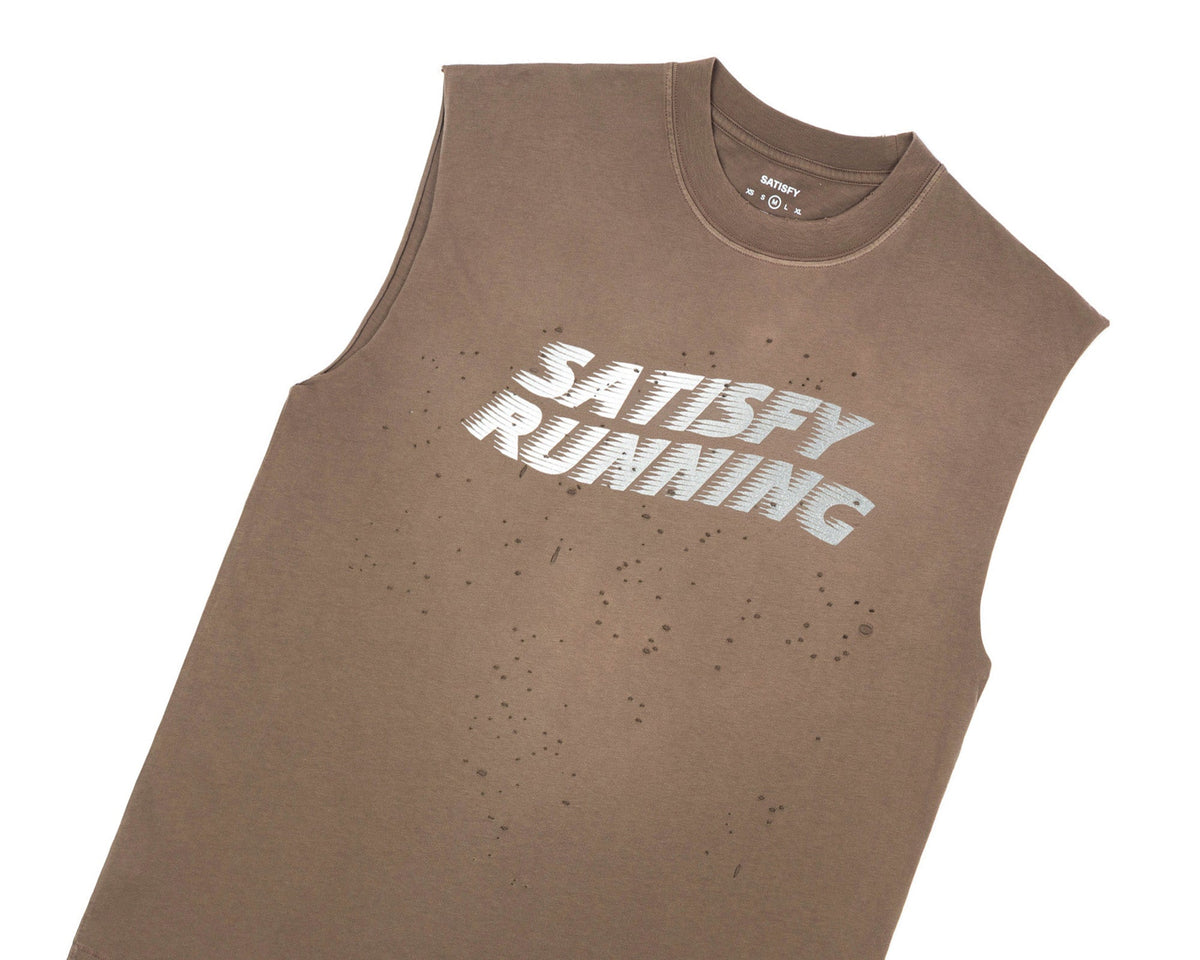 Satisfy MothTech Muscle Tee - Sun Bleached Rain Drum | Sun Bleached Rain Drum | official 3