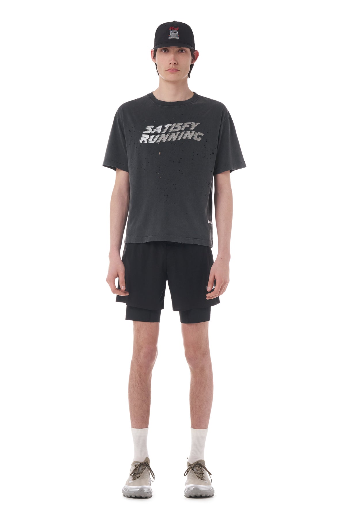 Satisfy MothTech T-Shirt - Aged Black | Aged Black | official 8