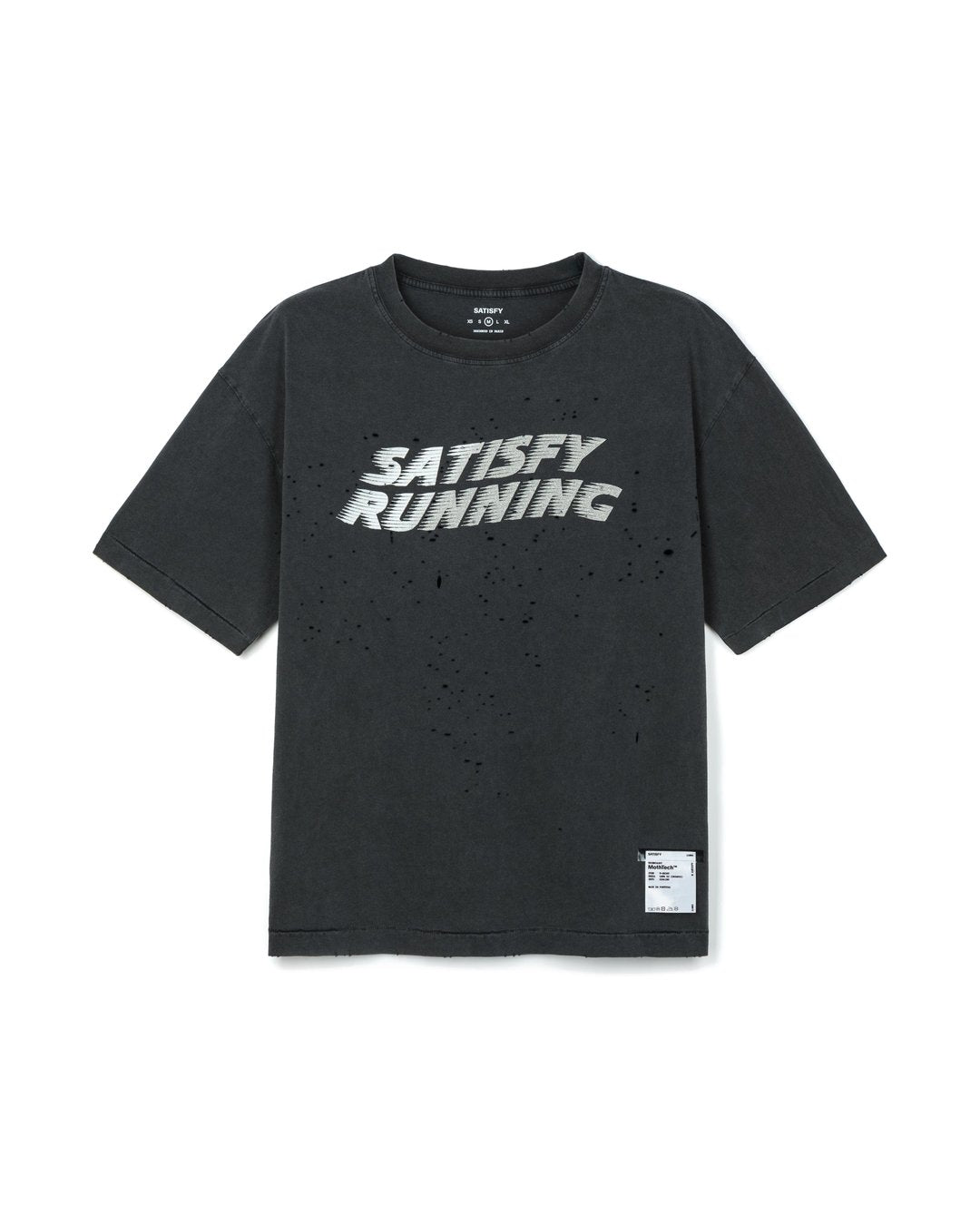 Satisfy MothTech T-Shirt - Aged Black | Aged Black | official 1