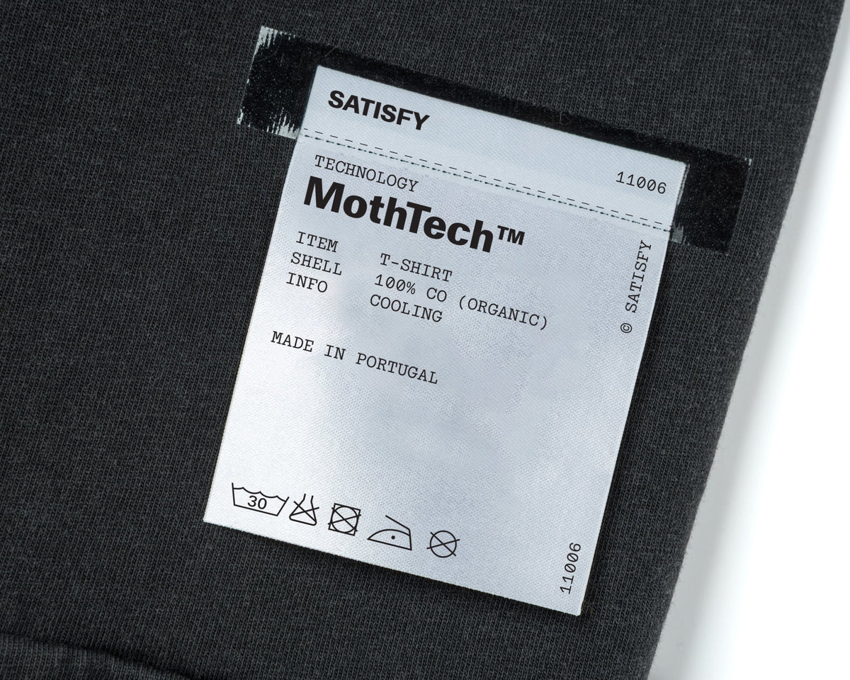 Satisfy MothTech T-Shirt - Aged Black | Aged Black | official 15