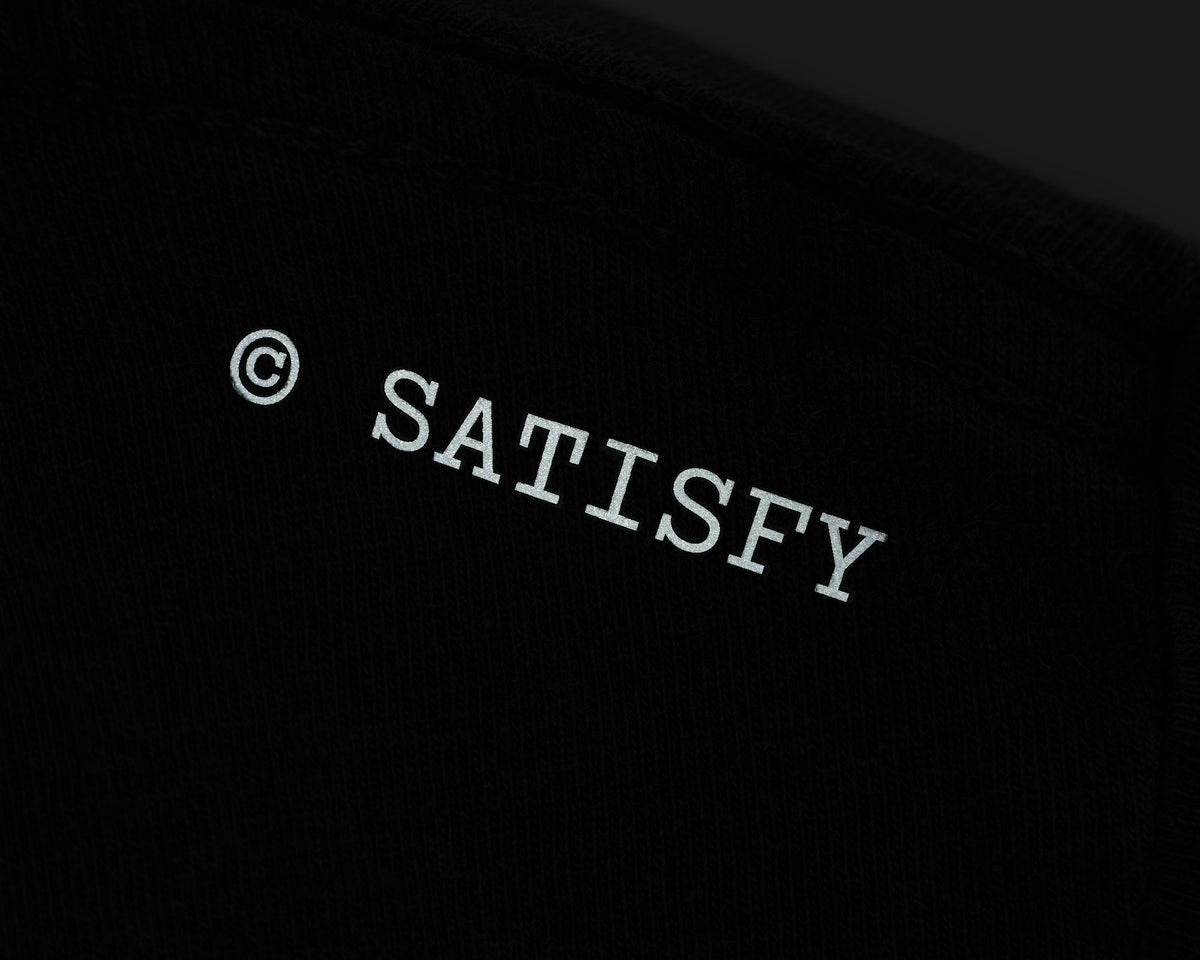 Satisfy MothTech T-Shirt - Aged Black | Aged Black | official 5