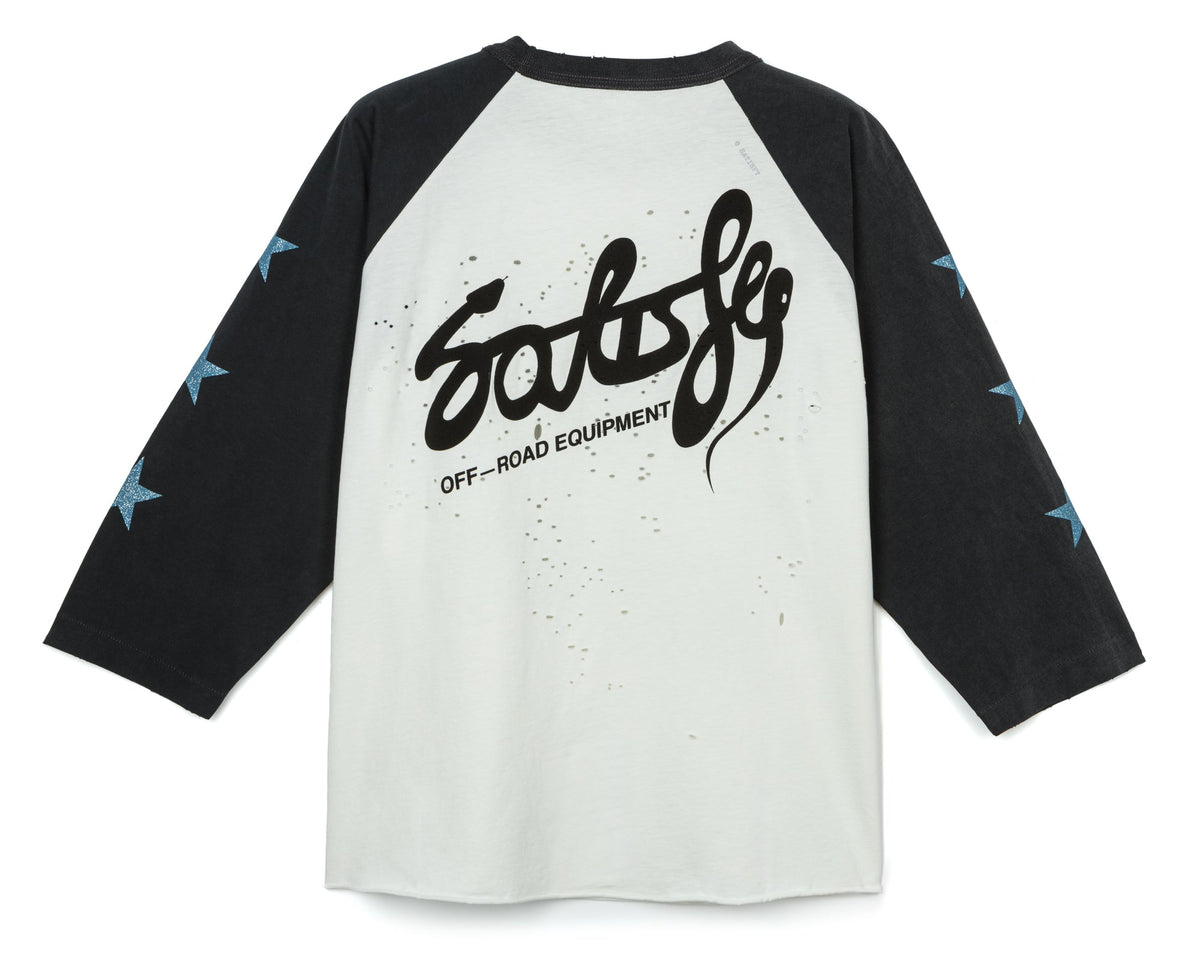 Satisfy MothTech Baseball Tee - Aged Off-White | back 2