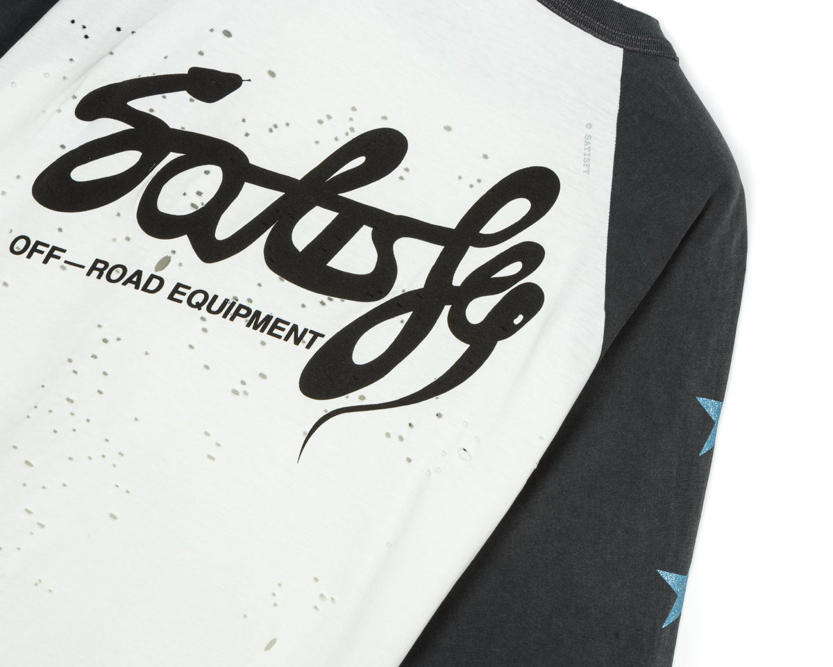 Satisfy MothTech Baseball Tee - Aged Off-White | detail 7