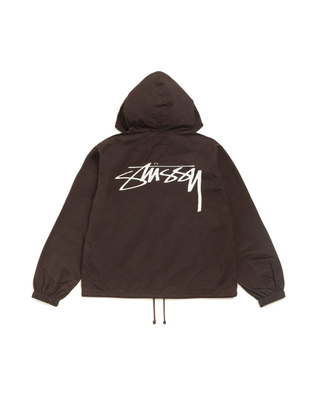 Stussy Waxed Cotton Beach Shell | Brown | official 8