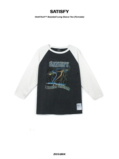 Satisfy MothTech™ Baseball Long Sleeve Tee (Tornado)