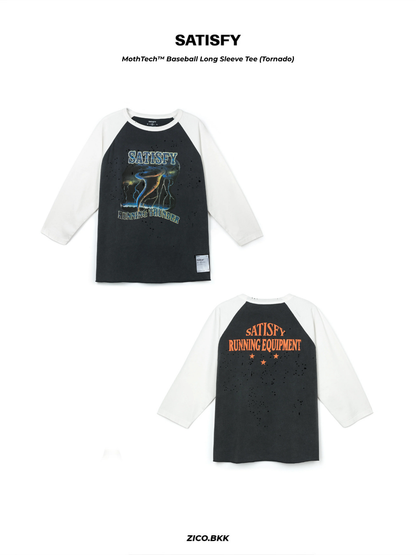 Satisfy MothTech™ Baseball Long Sleeve Tee (Tornado)