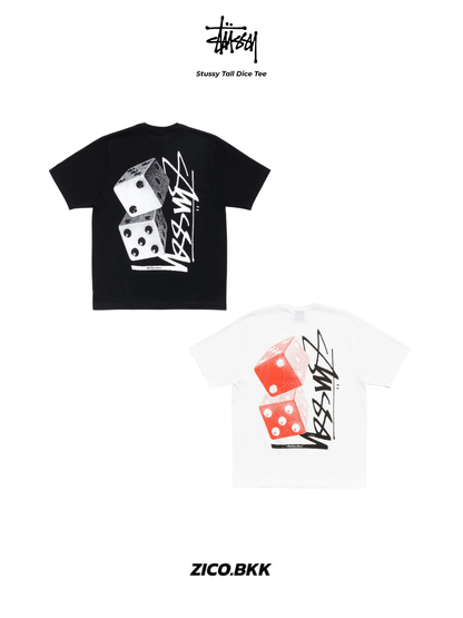 Stussy Tall Dice Tee (Black/White)